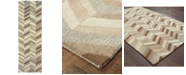 Oriental Weavers Infused 67005 Beige/Gray 2'6" x 8' Runner Area Rug
